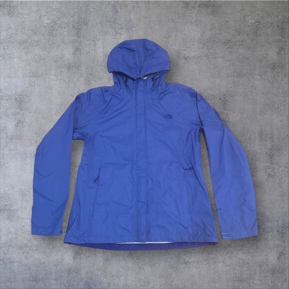The North Face Jackets & Blazers - The North Face Women's L Blue Venture Rain Jacket HyVent Waterproof Hooded A8AS